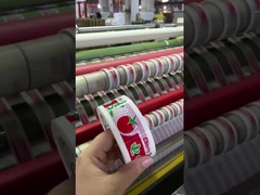 6 รอลล์ Bopp เทปโลโก้ที่แน่นด้วยตัวเองที่มีความกว้าง 48 มม