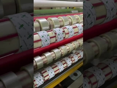 สายพับที่ติดต่อตามความต้องการ แผ่นกระดาษกล่อง เทปปิดกันน้ํา ความกว้าง 48 มม