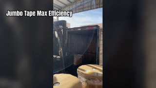 ประสิทธิภาพการแพ็คเทปจัมโบ้จำนวนมาก