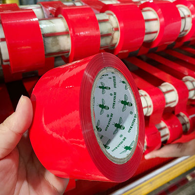 เทปปิดกล่องสีแดง ขายเทปติดต่ออุตสาหกรรม สําหรับบรรจุสินค้า