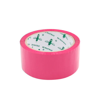 เทปสีชมพูเข้ม Custom Self Adhesive Logo สีผู้ผลิตยอดขาย