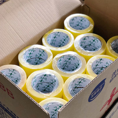 48mm X 200yard BOPP เทปติดต่อใส สําหรับเทปปิดกล่อง