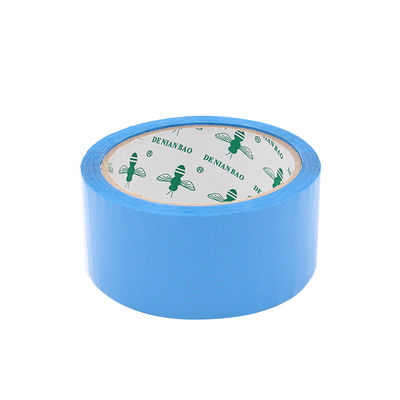 Sky Blue Custom Self Adhesive Logo เทปสี Bopp กระปุกส่ง
