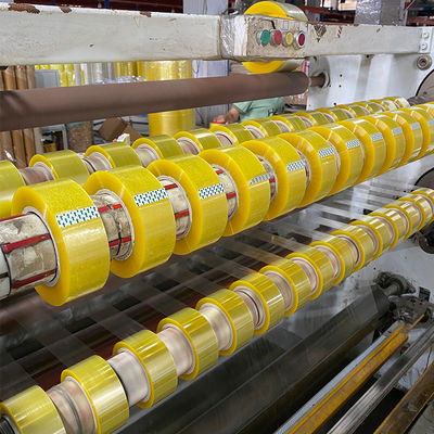 48mm X 300m เทปบรรจุพลาสติก Bopp สําหรับกระดาษกล่องเทปปิดขายร้อน