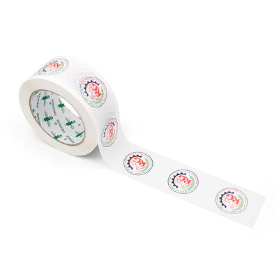 พลังการติดต่อสูง กันน้ํา Custom Self Adhesive Logo เทปสี