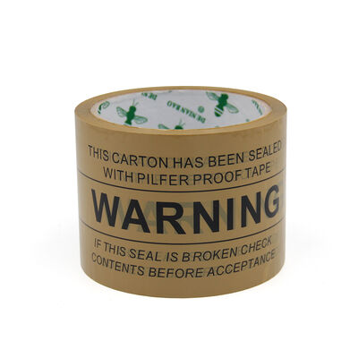 Waterproof Bopp Self Adhesive Logo Tapes Use For Packing Cartons